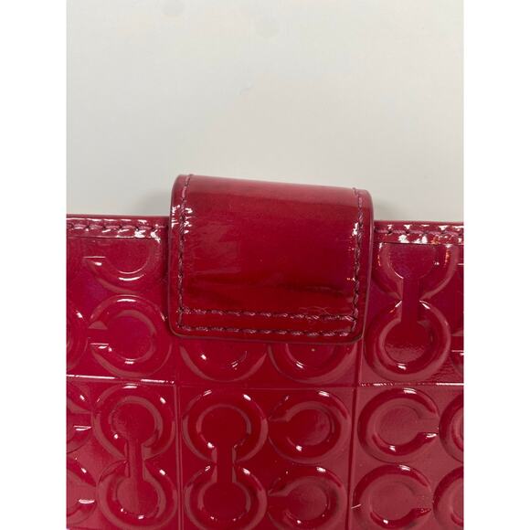 Coach Leather Wallet Red - Picture 3 of 9